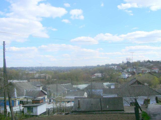 Вид на город с улицы Чапаева