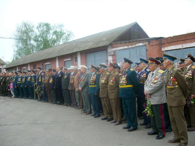 Построение в военкомате